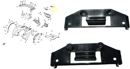 PRINDERE CAPAC SPATE CFMOTO 800/850/1000 17-23
