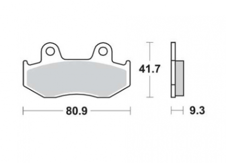SET PLACUTE FRANA Honda CH PS SES / Suzuki AN [1]