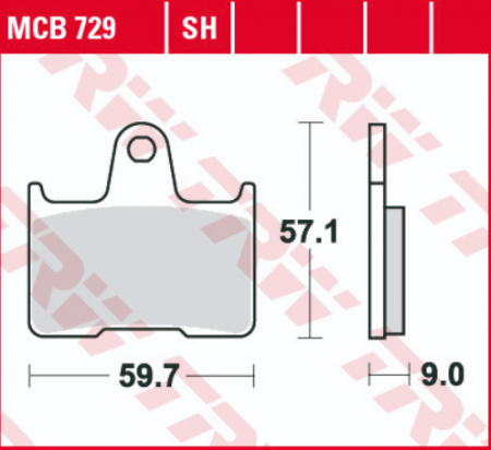 SET PLACUTE FRANA FATA/SPATE HONDA /KAWASAKI/ SUZUKI [2]