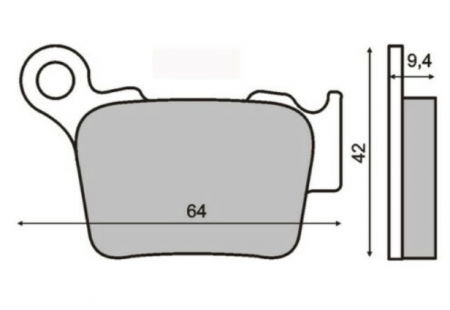 SET PLACUTE FRANA SPATE KTM/ HUSQVARNA