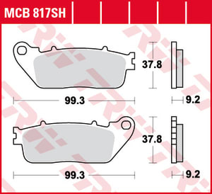 SET PLACUTE FRANA SPATE HONDA, KYMCO, HYOSUNG [1]