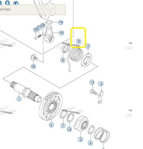 ARC PEDALA PORNIRE SUZUKI RM-Z 450 2005-2026 [2]