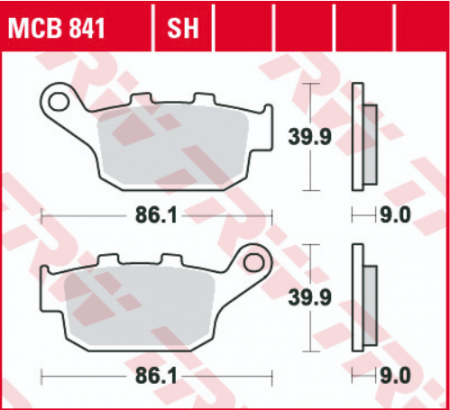 SET PLACUTE FRANA SPATE HONDA / KAWASAKI / SUZUKI [1]