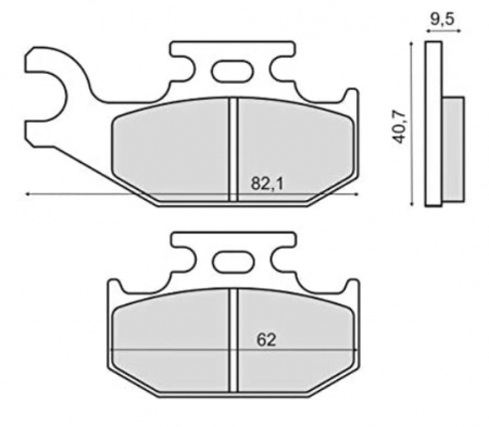 SET PLACUTE FRANA FATA SUZUKI KING-QUAD 400/450/700/750 [1]
