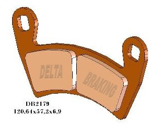 PLACUTE FRANA FATA / SPATE  POLARIS RZR / RANGER / SPORTSMAN CU SINTER [3]