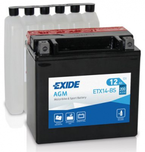 ATV-uri (Piese) - Baterie Suzuki EXIDE ETX14-BS 12Ah 200A