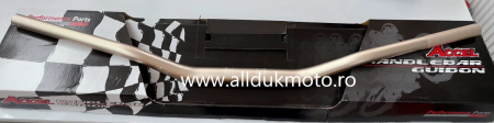 Ghidon si accesorii - GHIDON ACCEL ALUMINIU (28.6MM) MODEL MX CONIC HONDA CR LOW  CULOARE TITAN (L 800MM, H 71MM)