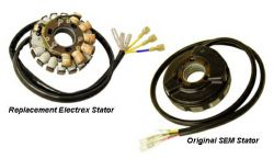 KTM - ALTERNATOR / STATOR CU LUMINI HUSABERG / KTM 98-04, (MODELE VECHI)