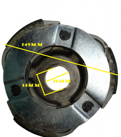 Ambreiaj - AMBREIAJ BUYANG 300CC ATV Quad D300 G300 149MM