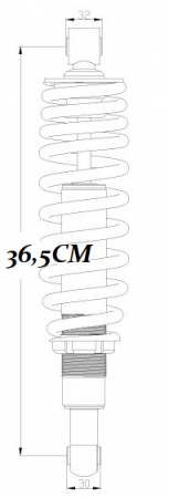 AMORTIZOR FATA CFMOTO 400/450/500/520/550/625 07-19 [3]
