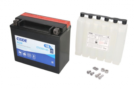 Acumulatori - BATERIE HARLEY DAVIDSON 883/1000/1200/1340 EXIDE 18AH 175X87X155 270A EN