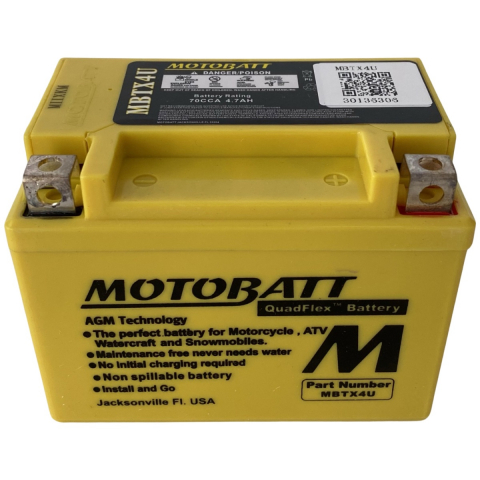 Electrice - Baterie MOTOBATT 12V 4.7AH 114X70X87 FĂRĂ ÎNTREȚINERE