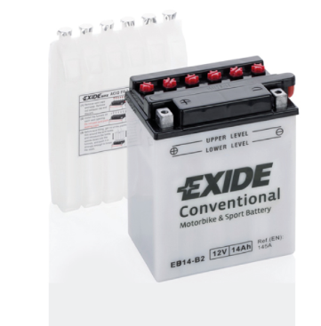 Acumulatori - BATERIE EXIDE 14AH 12V 134X89X166MM  POLARIS SPORTSMAN 300 08-10