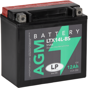 Baterie Suzuki EXIDE ETX14-BS 12Ah 200A [2]