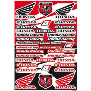Stickere (abtibilde) - Stickere/Autocolante Blackbird logo HONDA