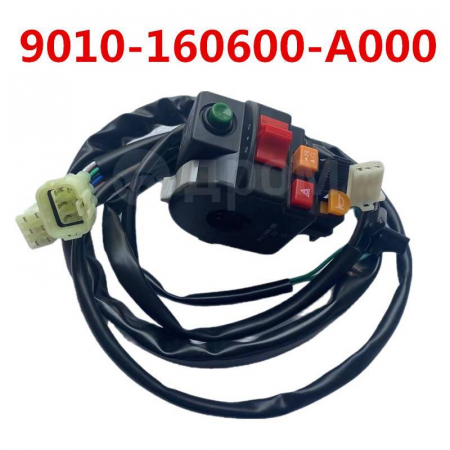 BLOC COMENZI LUMINI CFMOTO 500 2007-2015 CARBURATIE ( BUTON PORNIRE INCORPORAT ) [3]