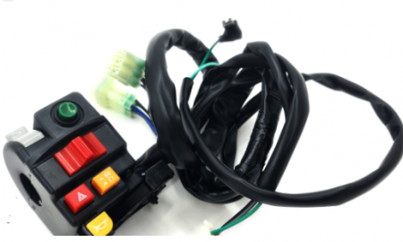 BLOC COMENZI LUMINI CFMOTO 500 2007-2015 CARBURATIE ( BUTON PORNIRE INCORPORAT ) [2]