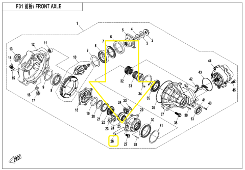 BOLT SATELITI FATA CFMOTO ATV / SSV / UTV 2010-2020 [1]