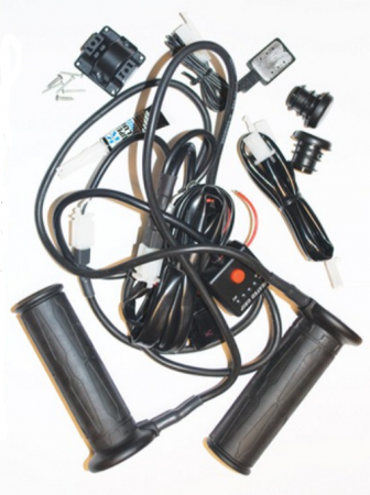 Mansoane - SET MANSOANE INCALZITE ATV CU ACCELERATIE INCALZITA  SI CONTROLER TEMPERATURA