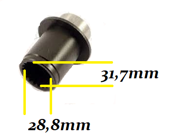BUCSA CARDAN MOTOR FATA => GRUP FATA CFMOTO 400/450/500/800/850/1000 ATV/UTV/SSV [2]