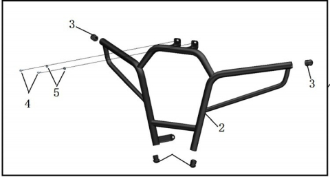 BULLBAR FATA CFMOTO CFORCE 600/625 2025-2026 [1]