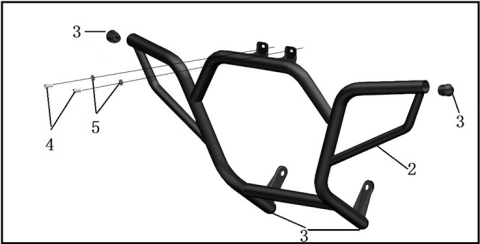 BULLBAR SPATE CFMOTO CFORCE 600 / 625 TOURING 2019->2026 [2]