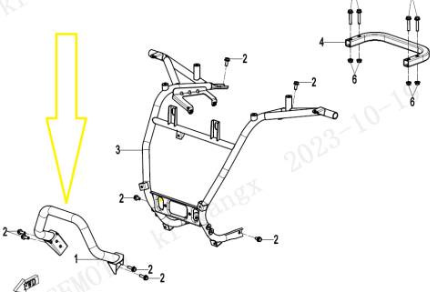 BUMPER FATA ATV GOES TERROX 400 / 500 2024-2026 [2]