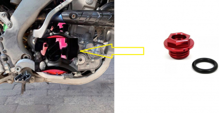 ATV-uri (Piese) - BUSON UNPLERE ULEI HONDA CRF 250R/X '04-'18 CRF 450R/X '05-'18 FILET M20X2.5