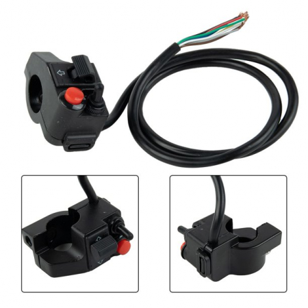 BUTON GHIDON ATV / MOTO (CLAXON / SEMNALIZARI / LED BAR ) [3]