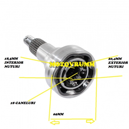 Can-am - CAP PLANETARA CAN-AM ROATA FATA 400 / 500 / 650 / 800 G1