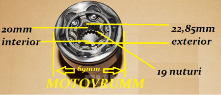 CAP PLANETARA ROATA CFMOTO 450/520/550/625  2016=> [1]