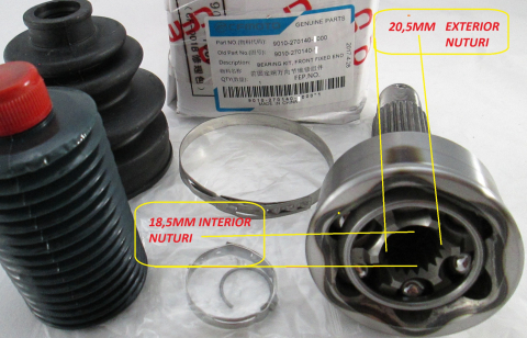 CAP PLANETARA ROATA FATA CFMOTO 800 X8 / CF 500 X5 / CF625 X6 2012-2016 ( 18NUTURI ) [1]