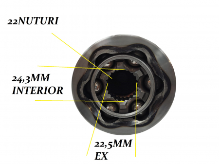 CAP PLANETARA ROATA POLARIS SCRAMBLER / SPORTSMAN 400/425/500 1997-2009 [1]