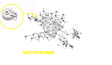 CAPAC AX CAME CHIULOASA CFMOTO 500 / 625 11-16 [3]
