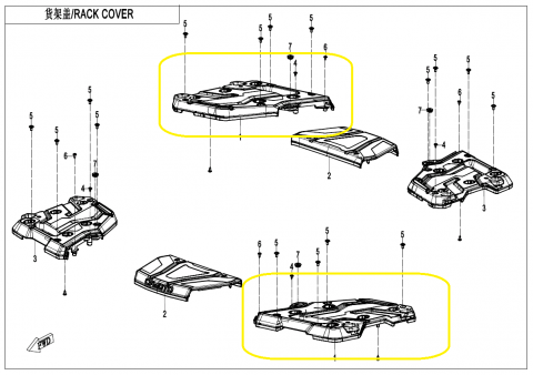 CAPAC BULBAR FATA STANGA ( DREAPTA SPATE ) CFMOTO CFORCE 850 / 1000 X10 GEN 3 2024-2025 [1]