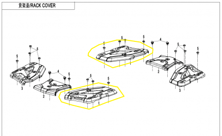 CAPAC BULLBAR FATA-STANGA / SPATE- DREAPTA CFMOTO CFORCE X4 / X5 [1]