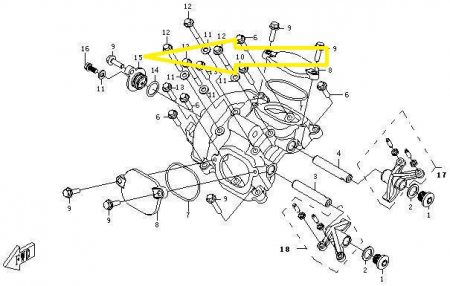 CAPAC AX CAME CHIULOASA CFMOTO 500 / 625 11-16 [2]