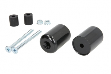 Ghidon si accesorii - CAPETE DE GHIDON NEGRU UNIVERSALE SUZUKI GSF GSX-R SV