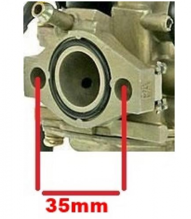 CARBURATOR PEUGEOT BUXY,ELYSEO,SPEEDFIGHT,DAELIM,SYM,KYMCO / HONDA BALI,SFX,SH 50CC 2T [2]