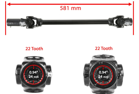 CARDAN FATA POLARIS SPORTSMAN 700 / 800 2007-2015 [1]