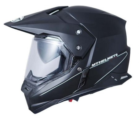 Echipament - CASCA MOTO FULL FACE NEAGRA CU VIZIERA SI OCHELARI DUOSPORT