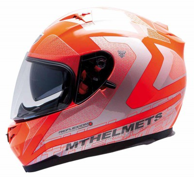 CASCA MOTO FULL FACE PORTOCALIU