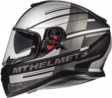 Casti - CASCA MOTO FULL FACE GRI CU NEGRU