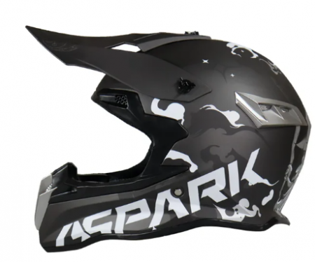 Echipament - CASCA OFF-ROAD GRI HELMET SPARK