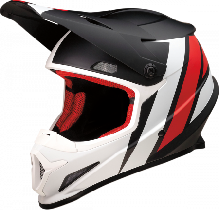 Casti - CASCA OFF-ROAD Z1R NEGRU ROSU ALB