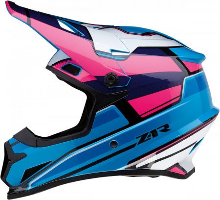 CASCA OFF-ROAD Z1R ROZ ALBASTRU [1]