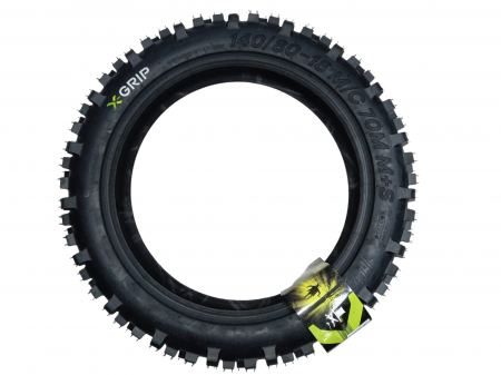 18" - CAUCIUC MOTO X-GRIP 140X80/18 SOFT 70M TT SPATE / X-GRIP JACK the GRIPPER - SOFT