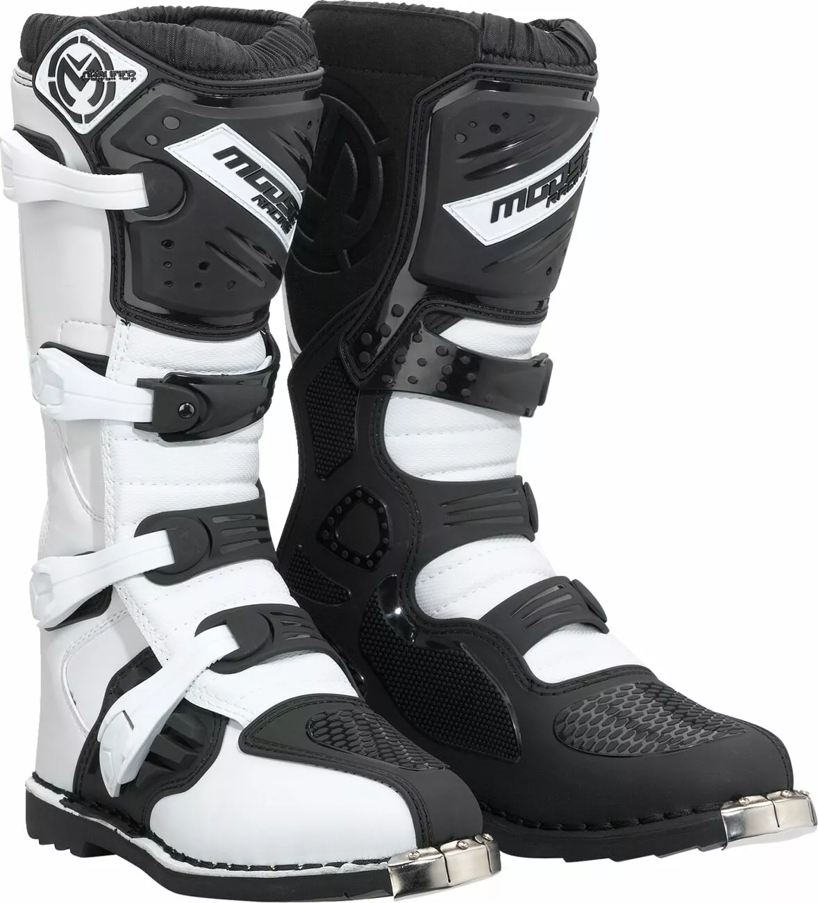 Cizme - CIZME ENDURO MOOSE RACING BOOT QUALIFIER  NEGRU-ALB