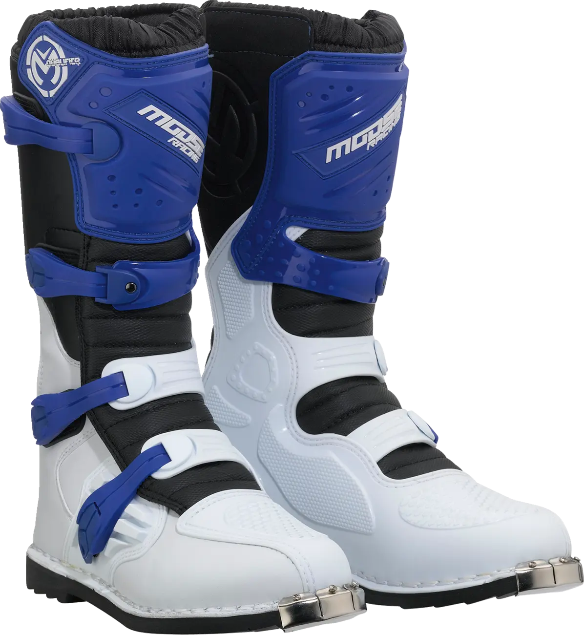 Cizme - CIZME ENDURO MOOSE RACING BOOT QUALIFIER  NEGRU-ALB-ALBASTRU