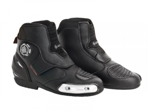 Cizme - Cizme scurte ADRENALINE Black cu protectii metalice